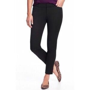 LOFT Zoe Mid-rise Straight Leg Ankle Pants (Black) - 4